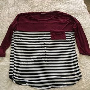 Flamingo Urban 3/4 sleeve top